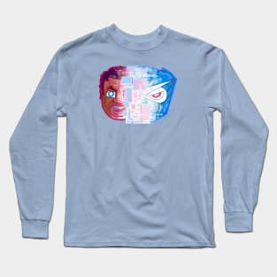 Go Robo Now Two Face Long Sleeve T-Shirt